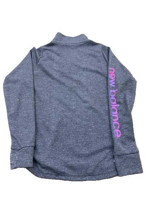 New Balance Men's Grey Half-Zip Hoodie Size S