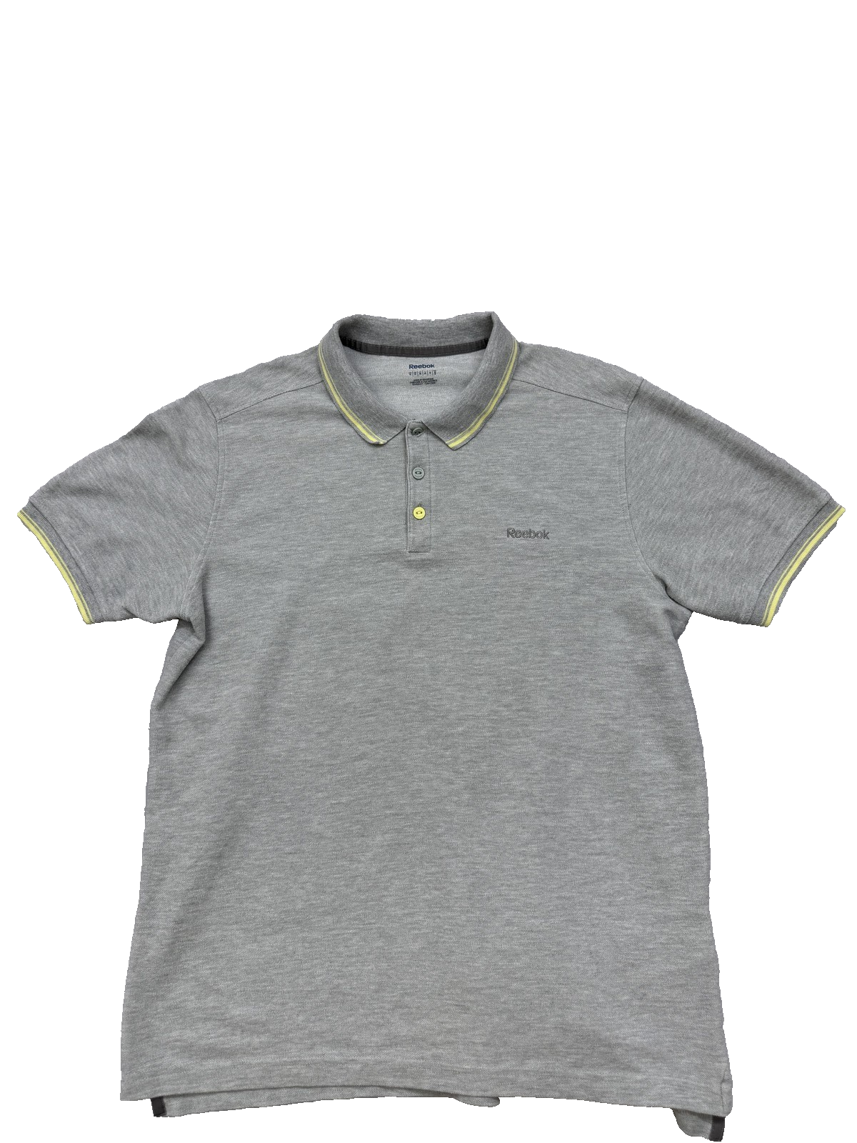Reebok Men Gray Polo Shirt size M product image 2