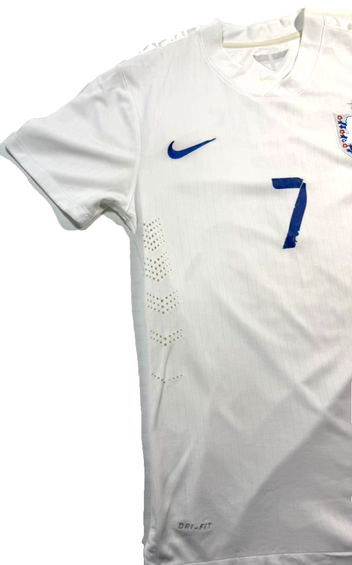 Nike England Home Football Shirt Jersey #7 Wilshere Men's World Cup - Size M