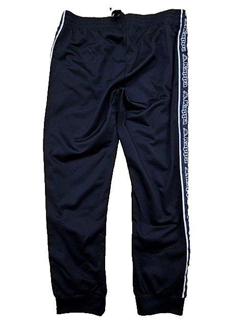 Kappa Men's Black Track Pants – Size XXL