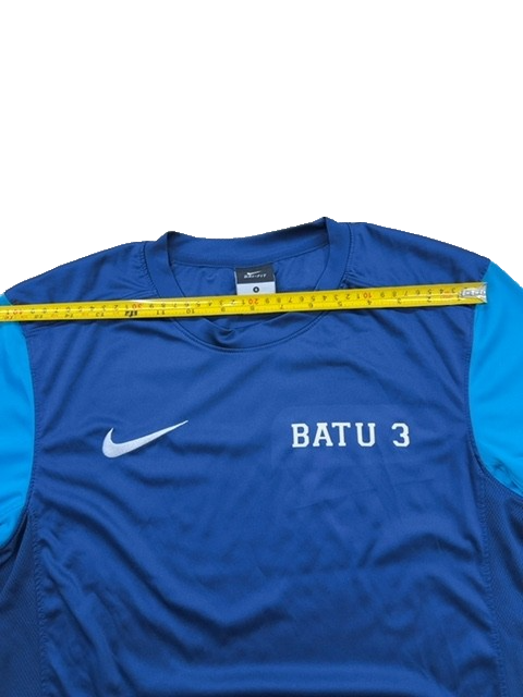 Nike Men's Navy Blue Dri-FIT Football Jersey Size S Batu 3