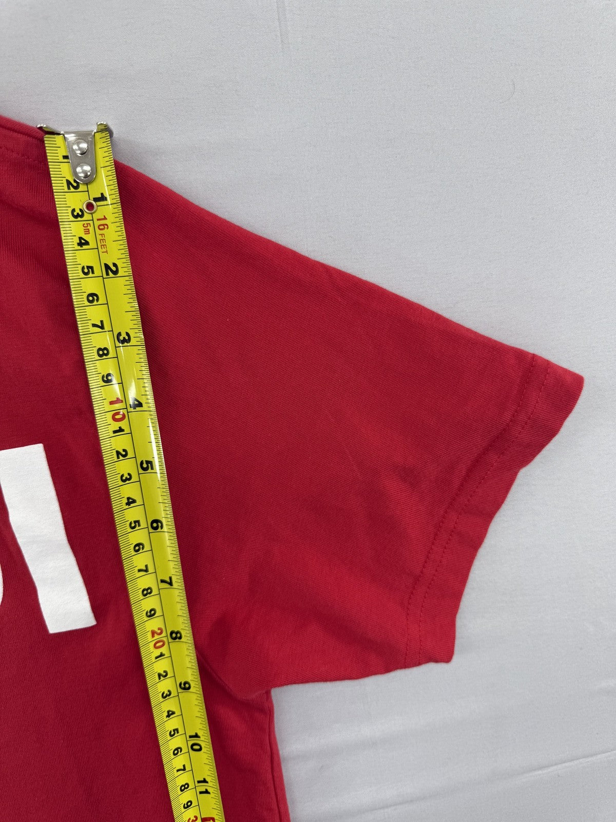 Champion Red Graphic Print T-Shirt Men's M Short Sleeve Cotton Logo