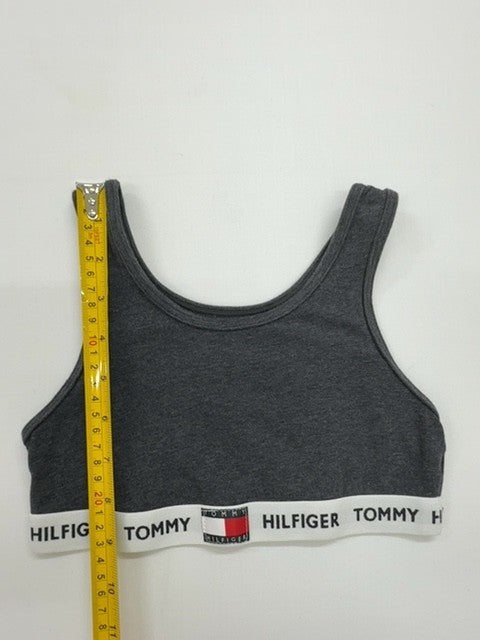 Tommy Hilfiger Boys Charcoal Logo Tank Top 10/12 Years Classic