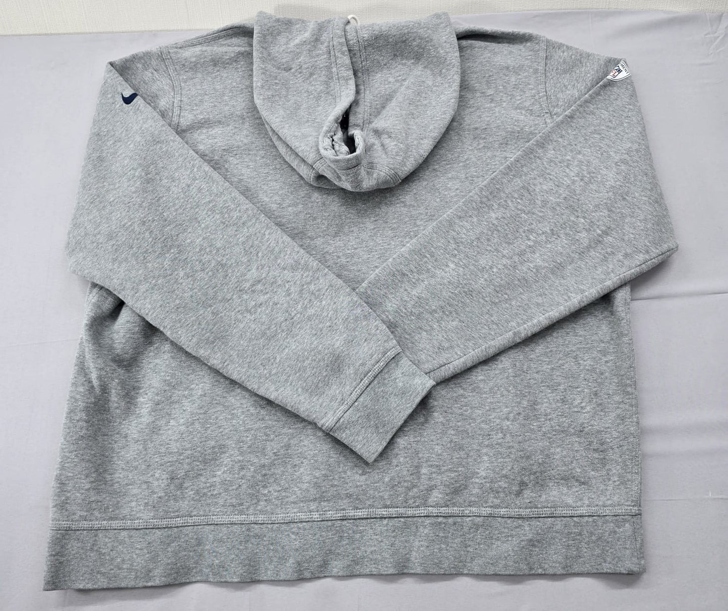 Nike Men's Patriots Heather Gray Pullover Hoodie 2XL NFL Training