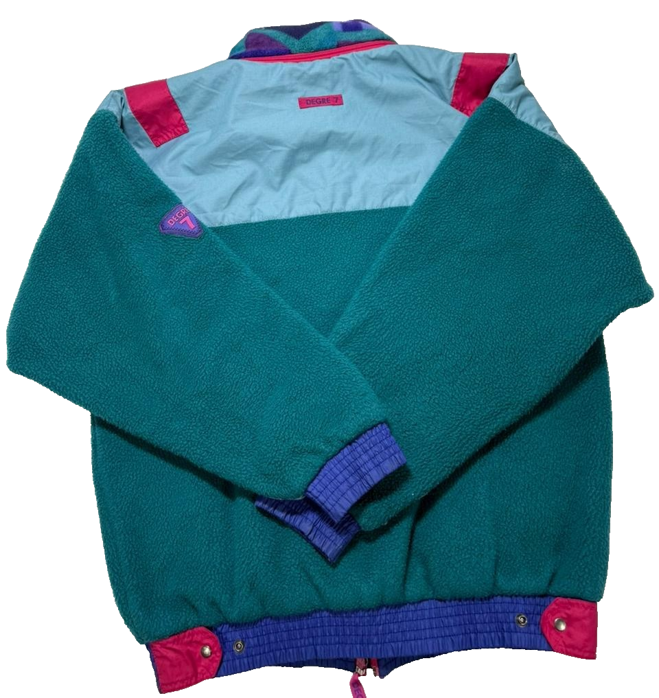 Vintage Degre 7 Color Block Ski Jacket Unisex - Size M