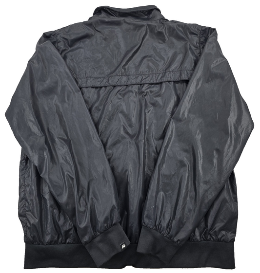 Nike Men's Black Jacket – Size L, Full Zip