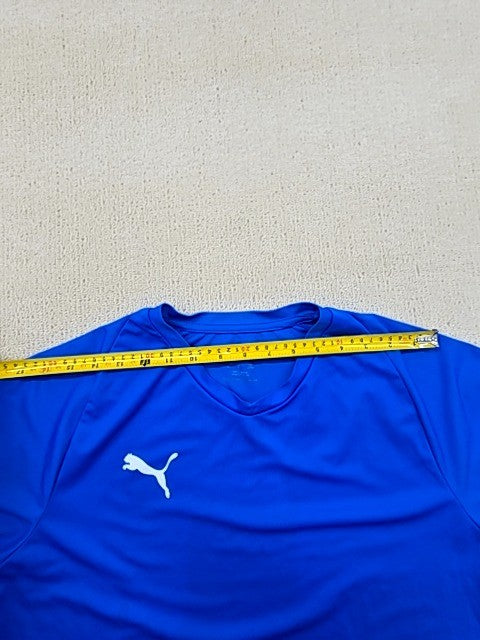 Puma Liga Core Blue V-Neck Jersey M Men dryCELL 703509-02
