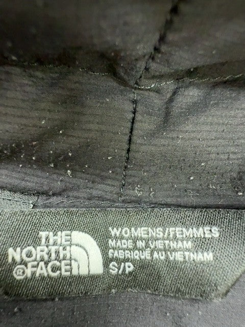 The North Face Women Gray Hooded Puffer Jacket Size S/P EUC