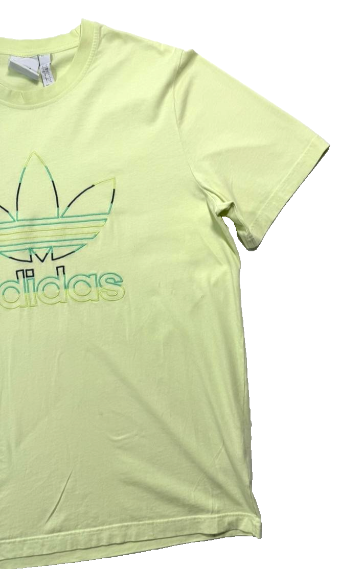 Adidas Originals Trefoil Series T-Shirt In "Almost Lime" - Size L