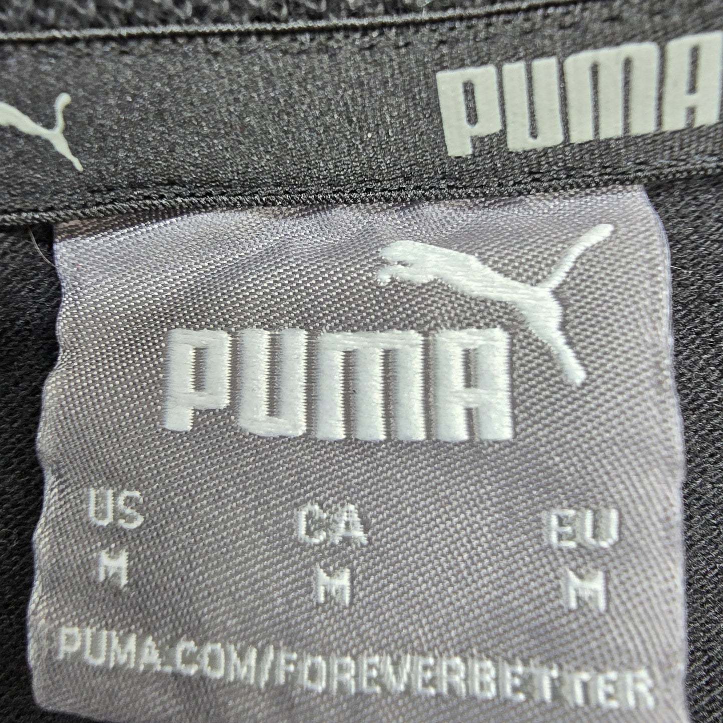 Puma Men Black Polo Shirt size M product image 3