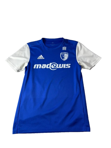 Adidas ESPA Paris Soccer Jersey Men's Small Blue White Climalite Football Shirt