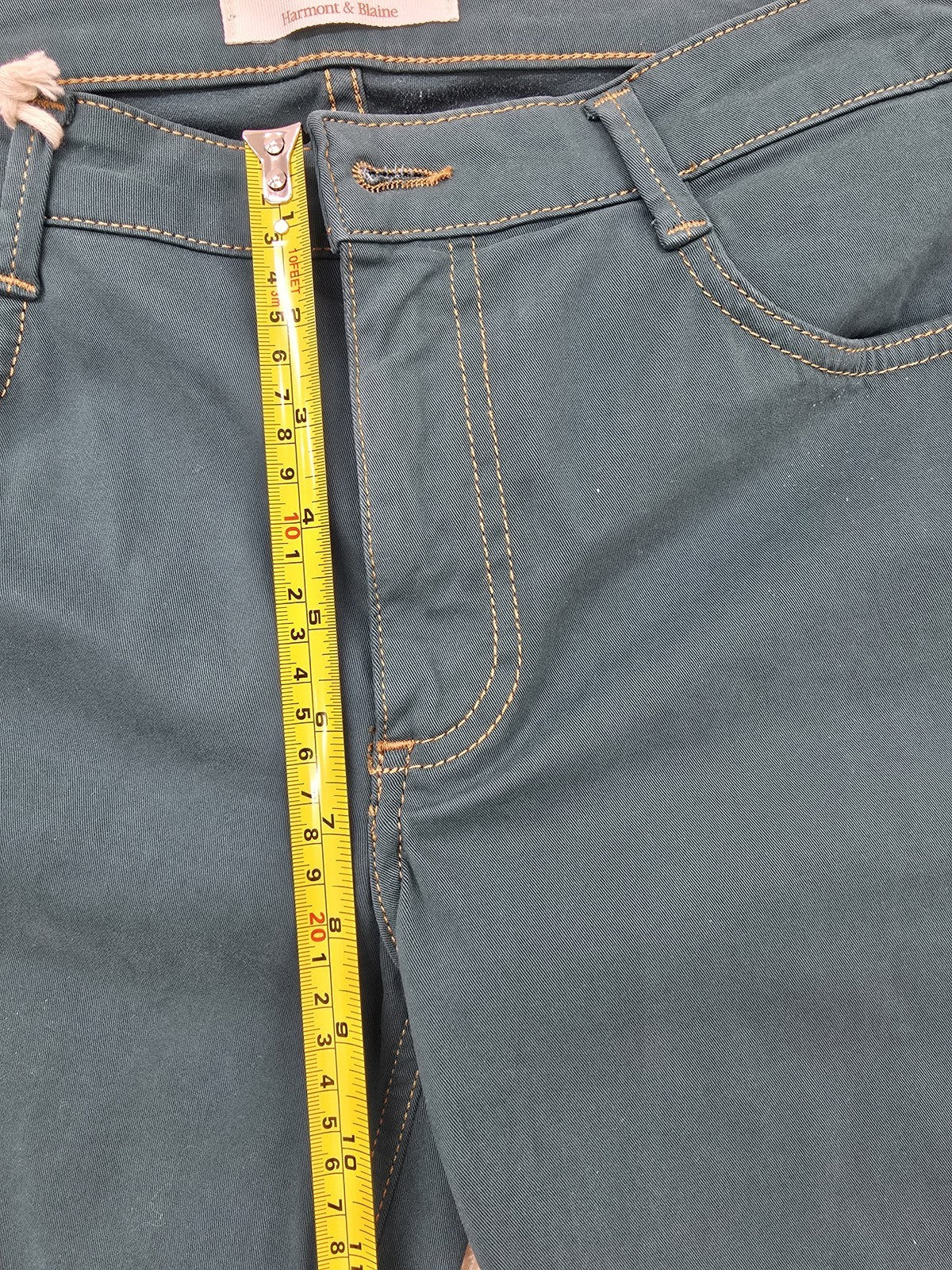 Harmont & Blaine Men's Jeans Size 44 Dark Green Denim Regular
