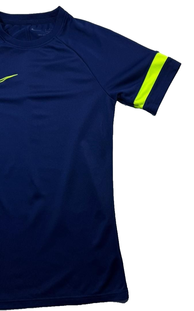 Nike Men's Navy Blue Dri-FIT Short Sleeve Soccer Jersey T-Shirt Size S