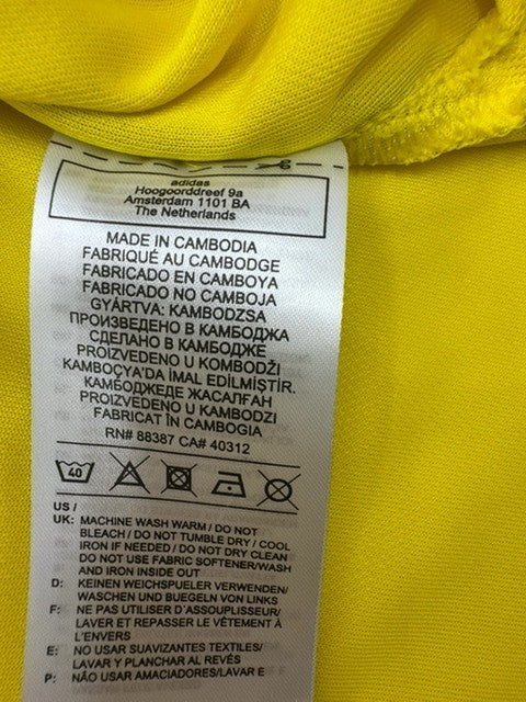 Adidas Men Yellow Polo Shirt size XL product image 5