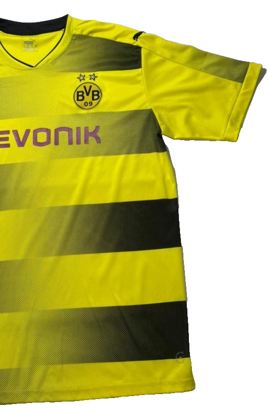 Borussia Dortmund 2017 2018 Home Shirt Football Soccer Jersey Men's | XXL