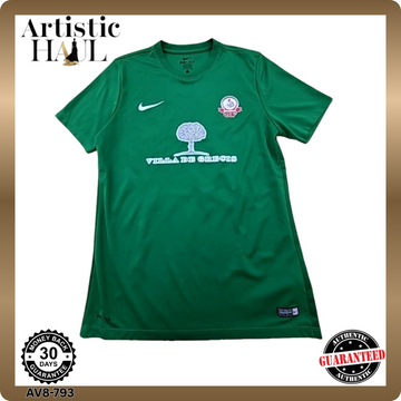 Nike Green Soccer Jersey L Dri-FIT Short Sleeve Crewneck