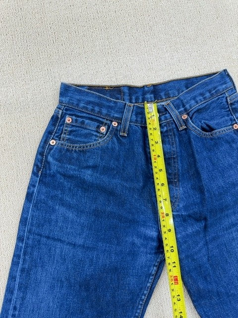 Levi's 501 Men's Indigo Blue Jeans W29 L34 Straight Fit Vintage