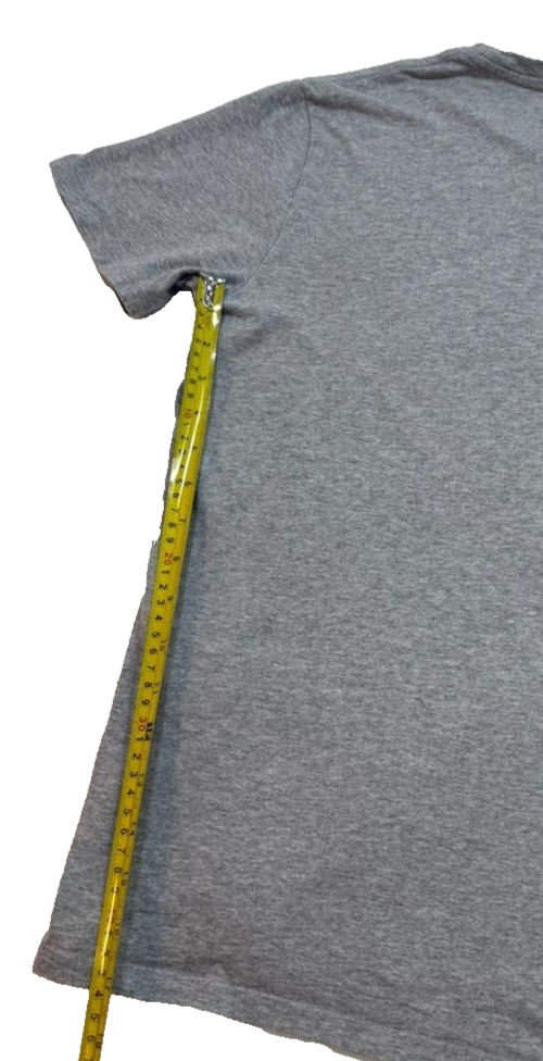 LeviS Men's Housemark Graphic Tee, Outline Midtone Grey Heather, Size M