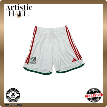 Adidas Men's White Mexico Shorts Size L Recycled Polyester