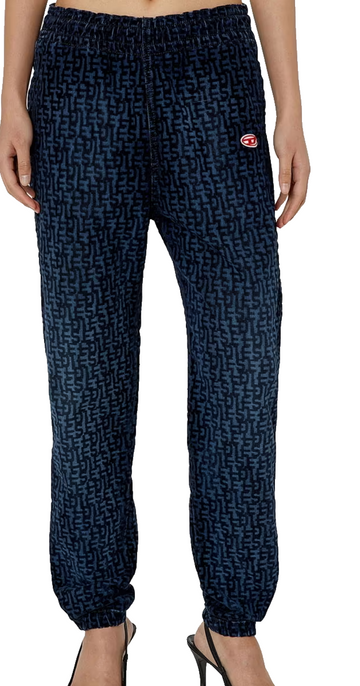 Diesel D-Lab Tapered Fit Regular Waist Coated Joggjeans | L | Unisex