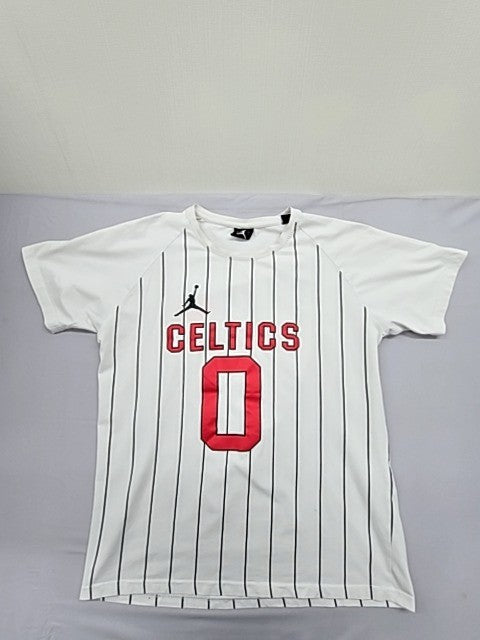 Jordan NBA Swingman Jersey White Striped XL Men's Short Sleeve