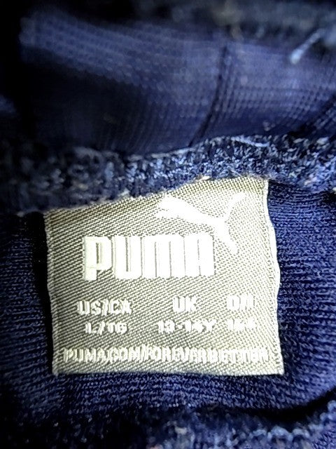 Puma Men's Navy Blue Track Jogger Sweatpants L Drawstring Relaxed