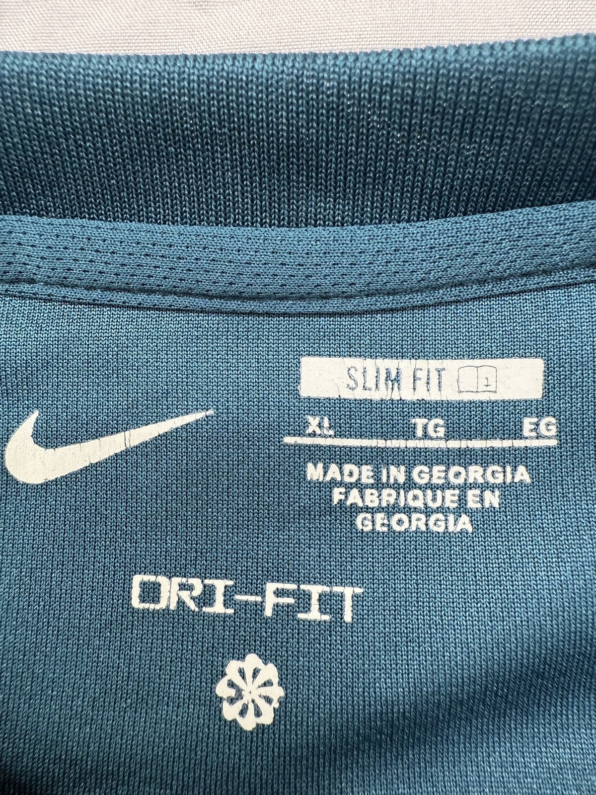 Nike Al Rayyan SC Teal Blue Dri-FIT Slim Fit XL Jersey