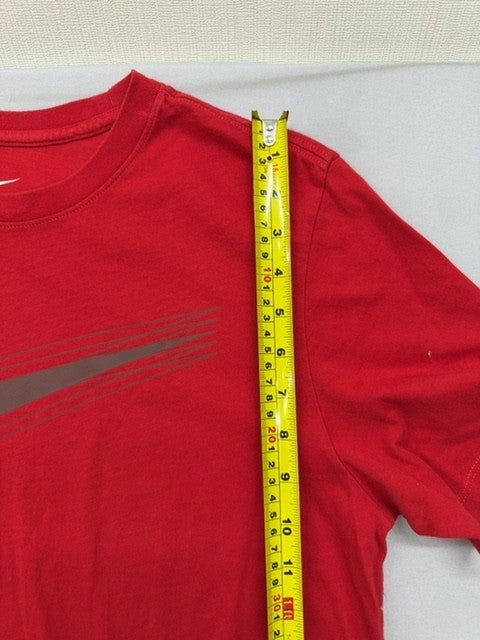 Nike Men's Red Athletic Crew Neck Short Sleeve T-Shirt Small Cotton