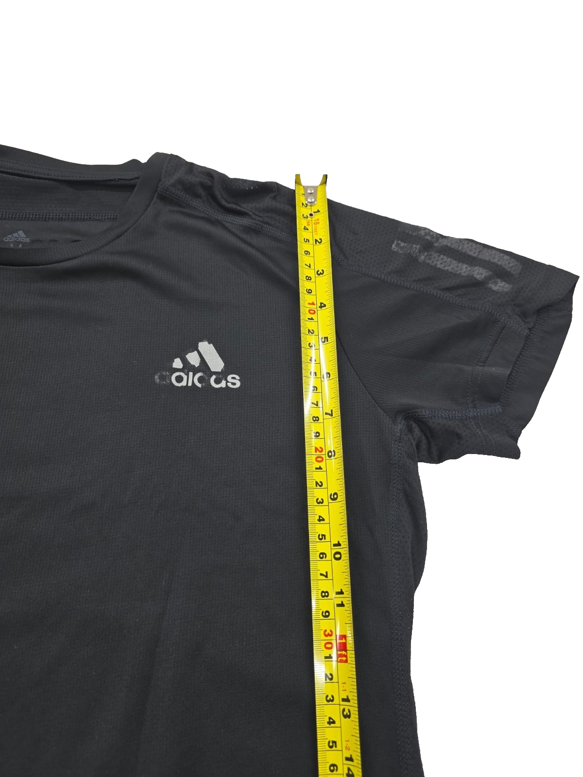 Adidas Running Primegreen T-Shirt Black Size M Made in Indonesia