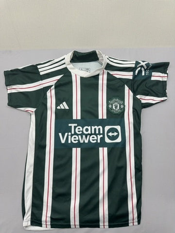 Adidas Manchester United Jersey Green Slim Fit L