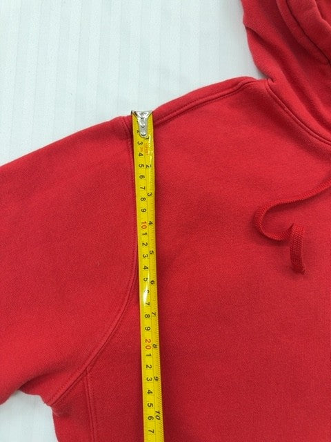 Nike Men's Red Pullover Fleece Hoodie Size M