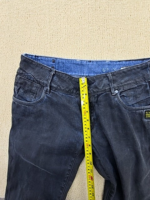 G-Star Raw Denim Jeans Men 31x34 Dark Blue Button Fly
