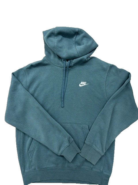 Nike Sportswear Club Fleece Pullover Hoodie Teal S Men