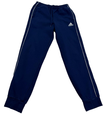 Adidas Navy Men's Track Pants M Fleece Drawstring Tapered