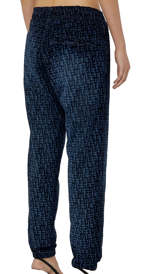 Diesel D-Lab Tapered Fit Regular Waist Coated Joggjeans | L | Unisex