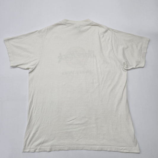 Harvard Rock Cafe Men White T-Shirt size L product image 2