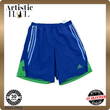 Adidas Men's Blue Moisture Wicking Athletic Shorts Size M