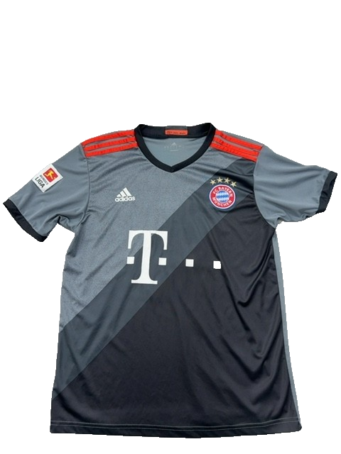 Adidas Men's Gray Jersey – Size L, V- Sports sports V, Short Sleeve