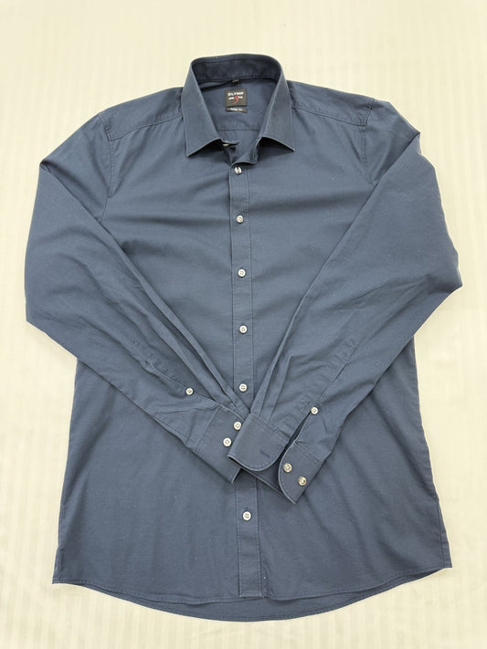 OLYMP Men Blue Shirt size 40 product image 1