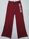 Hollister Men's Burgundy Flared Pants Size L Relaxed Stretch Waistband