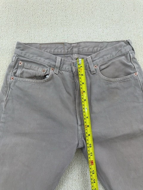 Levi's Men's Beige 501 Straight Jeans 31x33 Regular