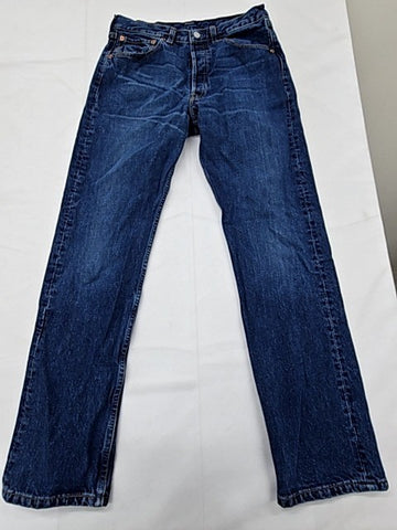 Levi's 501 Straight Fit 31x32 Medium Blue Jeans
