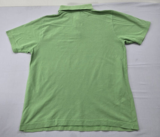 Kappa Men's Green Polo Shirt – Size L, Short Sleeve, Cotton – Ref 7B860