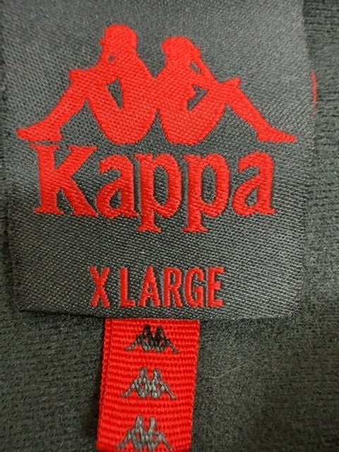 Kappa Men's Gray Track Jacket XL Removable Sleeves Zipper