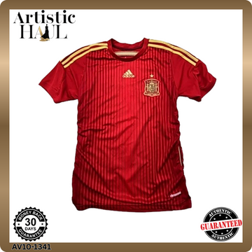 Adidas Spain National Team Red M Jersey Climacool Short Sleeve