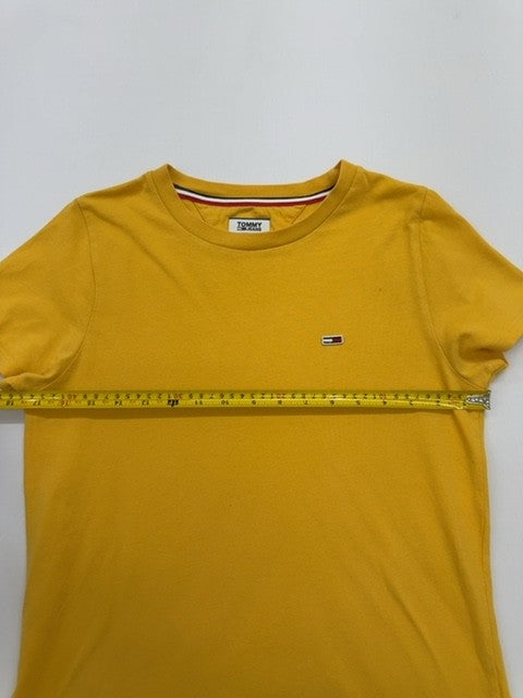 Tommy Jeans Women Gold T-Shirt size S product image 7