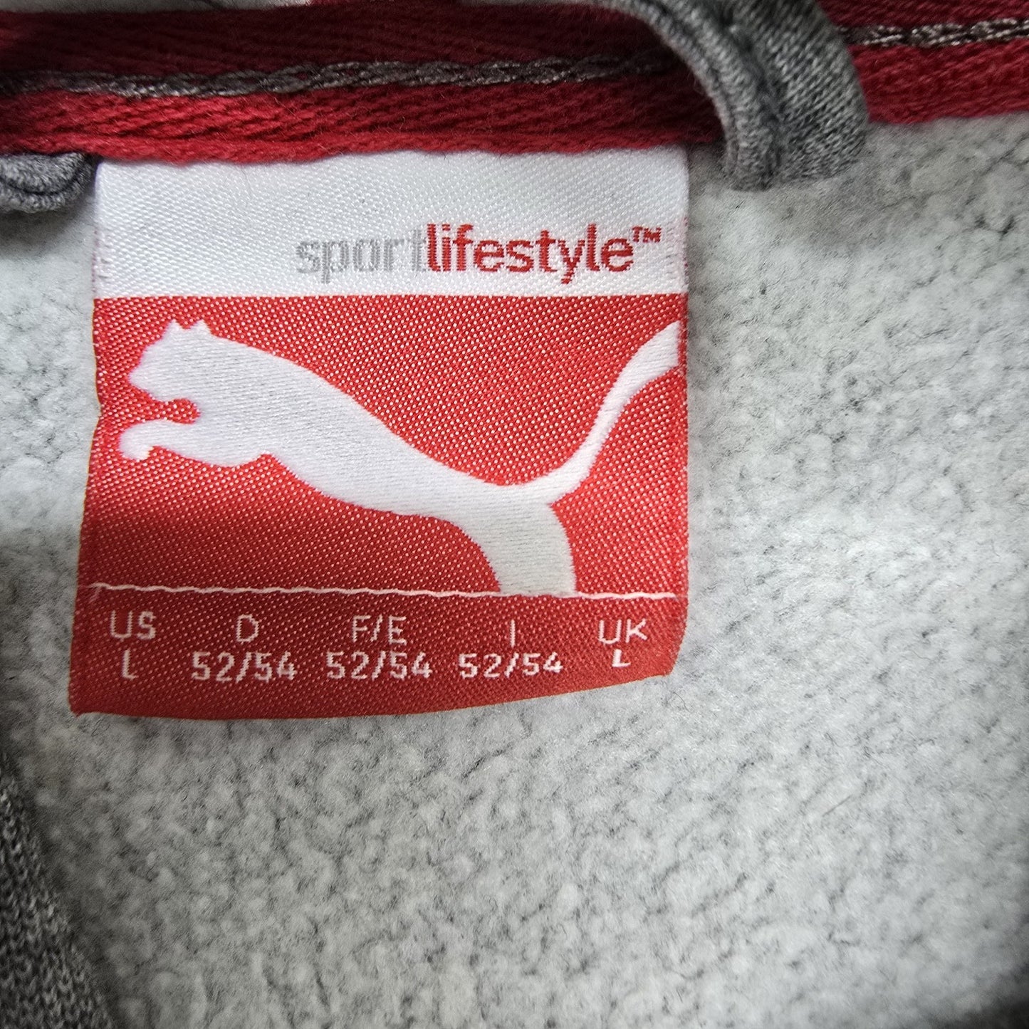 Puma Men Gray Hoodie size L product image 3