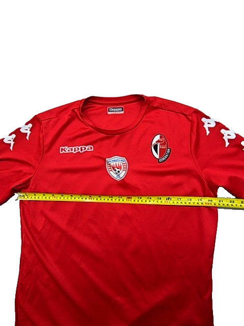 Kappa Red Soccer Jersey Large Short Sleeve Crewneck 100% Poly