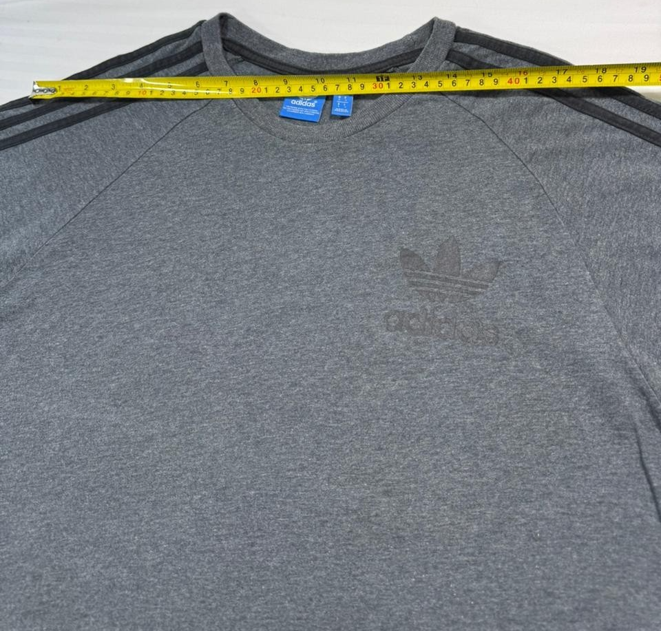 Adidas Originals California T-Shirt In Dark Grey Heather - Size L