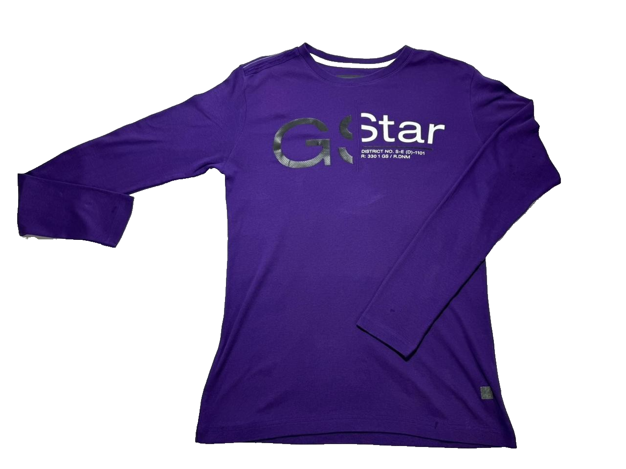 G-Star Raw Estes Violet Printed Men's T-Shirt - Size XL Slim Fit